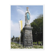 Lourdes - França - Santo de estátua Mary-Sainte Ma
