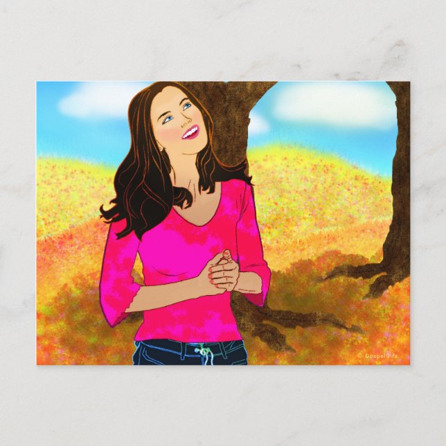 Cartão Postal Louvando Deus 23 (Frente)