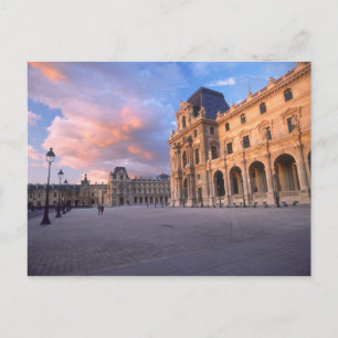 Cartão Postal Louvre, Paris, França