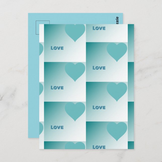 Cartão Postal Love. (Frente/Verso)