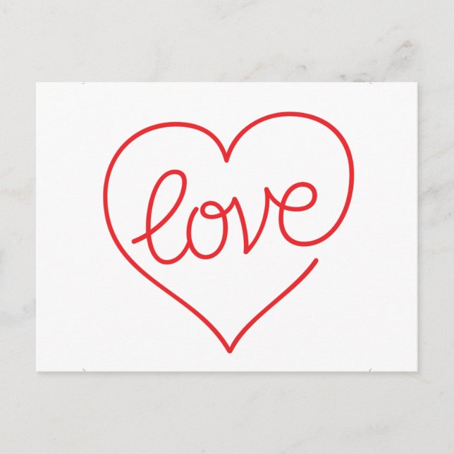 Cartão postal LOVE (03) (Frente)
