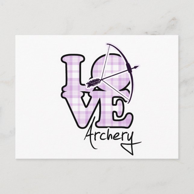 Cartão Postal Love Archery (Frente)