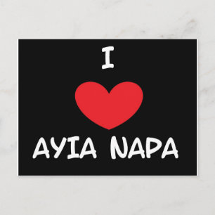 Cartão Postal Love Ayia Napa