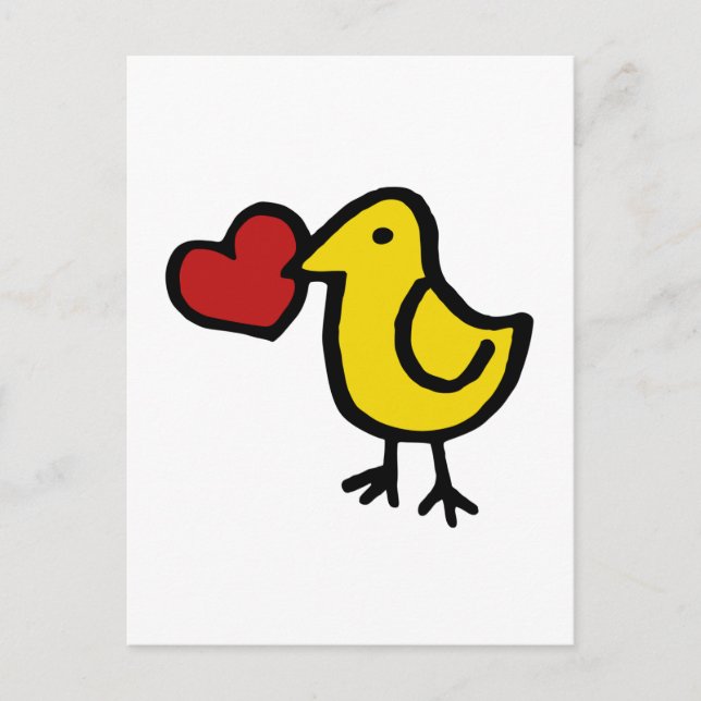 Cartão Postal Love Bird (Frente)