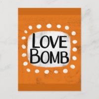 Cartão Postal Love Bomb