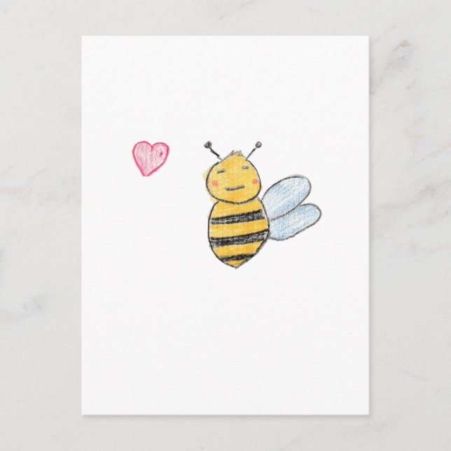 Cartão Postal Love Bumblebee (Frente)