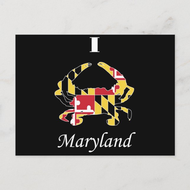 Cartão Postal Love Maryland (Frente)