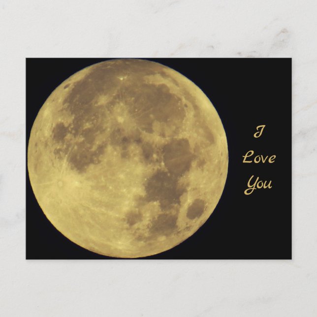 Cartão Postal Love Moon (Frente)