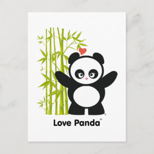 Cartão Postal Love Panda®