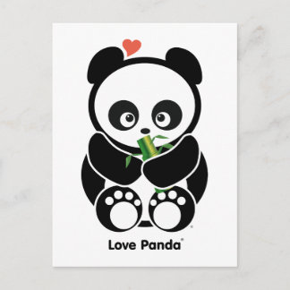 Cartão Postal Love Panda®