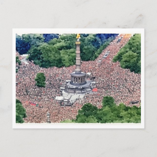 Cartão Postal Love Parade 2008 (Frente)