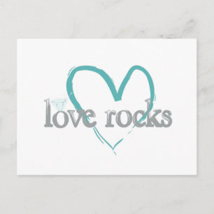 Cartão Postal Love Rocks