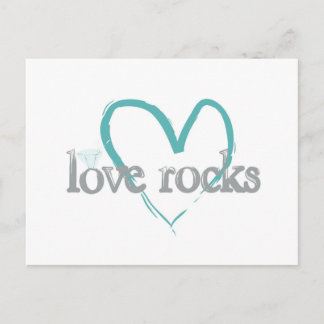 Cartão Postal Love Rocks