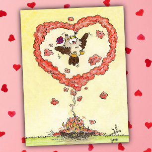 Cartão postal Love Signal por Nicole Janes
