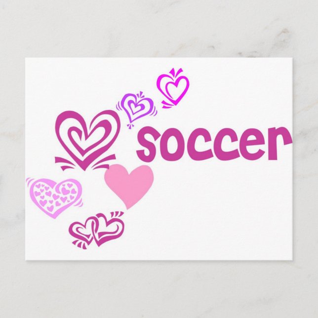 Cartão Postal Love Soccer (Frente)
