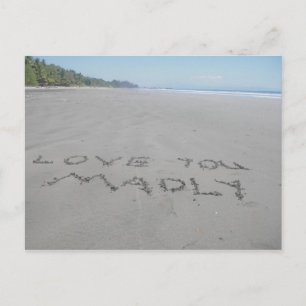 Cartão Postal Love U