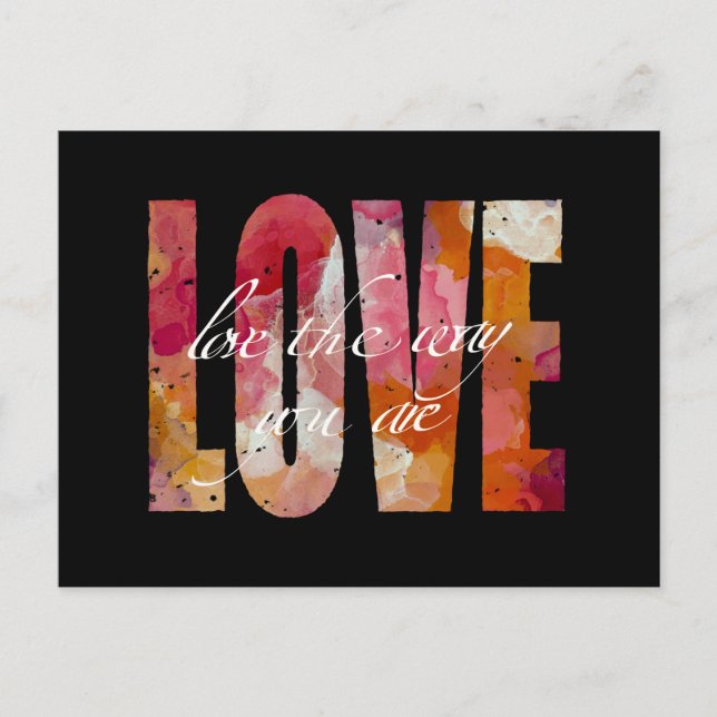 Cartão Postal Love Vintage (Frente)