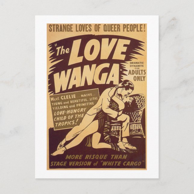 Cartão Postal Love Wanga (Frente)