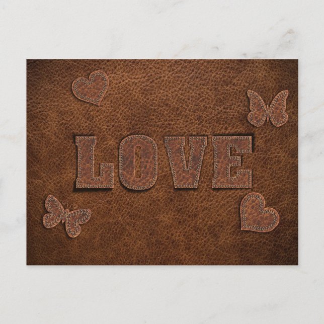 Cartão Postal Love Western Style (Frente)