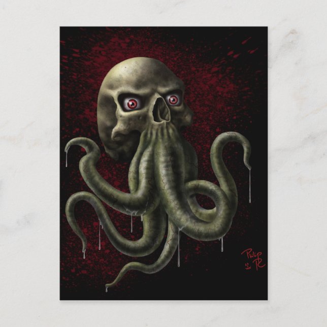 Cartão Postal Lovecraftian Horror (Frente)