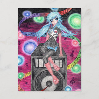 Cartão Postal Lovely Miss Kora