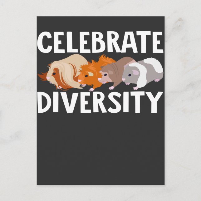 Cartão Postal Lover de Porcos da Guiné (Frente)