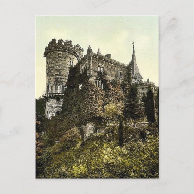 Cartão Postal Lowenburg, Wilhelmshohe, Cassel (ou seja, Kassel), (Frente)