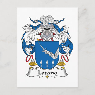 Cartão Postal Lozano Family Crest
