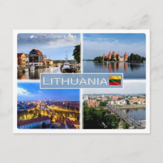 Cartão Postal LT Lituânia -
