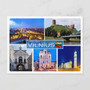 Cartão Postal LT Lituânia - Vilnius -