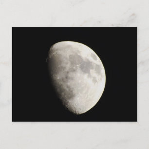 Cartão Postal Lua 18 de junho de 2013 Vaxando Gibbous.