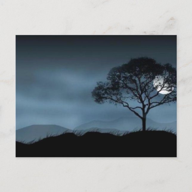 CARTÃO POSTAL LUA AZUL (Frente)