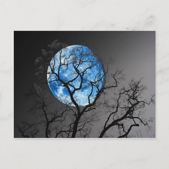 CARTÃO POSTAL LUA AZUL (Frente)