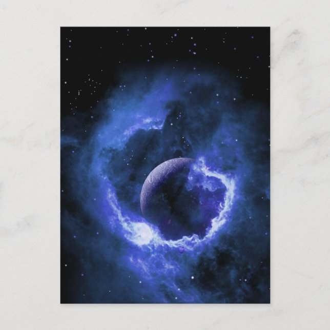 Cartão Postal Lua Azul (Frente)