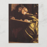 Cartão Postal Lua de mel do pintor - Lorde Frederick Leighton<br><div class="desc">A lua de mel do pintor,  de Sir Frederick Leighton,  pintor inglês,  escultor,  ilustrador e escritor (1830-1896) A lua de mel do pintor - Petróleo na canvas - c1864</div>