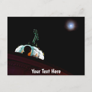 Cartão Postal Lua e cruz personalizáveis, Quito, Equador