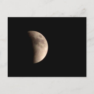 Cartão Postal Lua Eclipsing