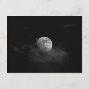 Cartão Postal Lua nas nuvens