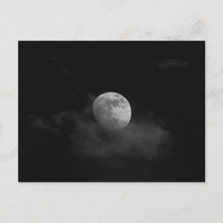 Cartão Postal Lua nas nuvens