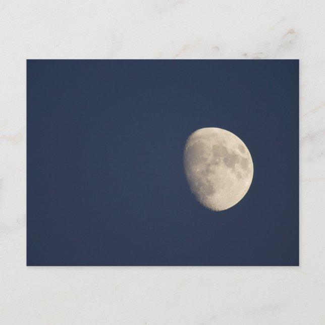 Cartão Postal Lua no Início da Noite (Frente)