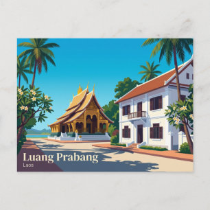 Cartão Postal Luang Prabang Laos
