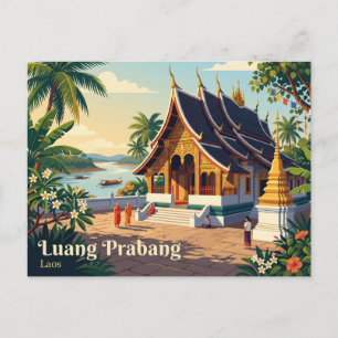 Cartão Postal Luang Prabang Laos