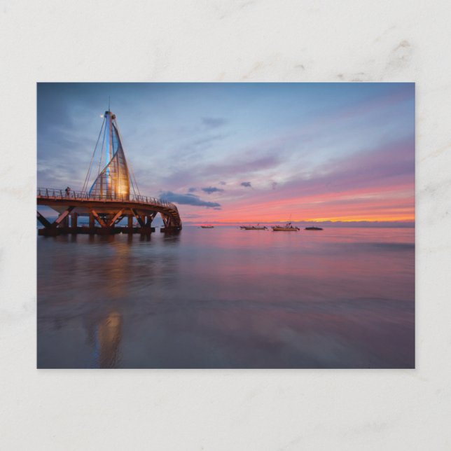 Cartão Postal Luar E Sunset (Frente)