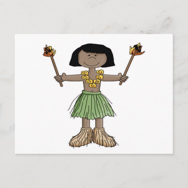 Cartão Postal Luau Boy (Frente)