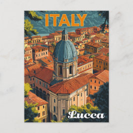 Cartão Postal Lucca, Itália