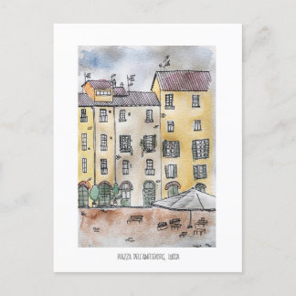 Cartão Postal Lucca, Piazza - Anfiteatro da Dell