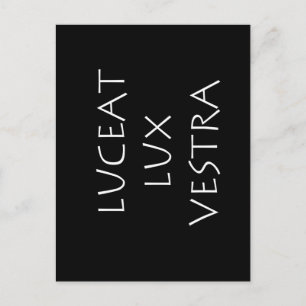 Cartão Postal Luceat lux vestra