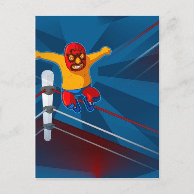 Cartão Postal luchador (Frente)