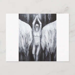 Cartão Postal Lúcifer a Estrela da Manhã descendo ao Abismo