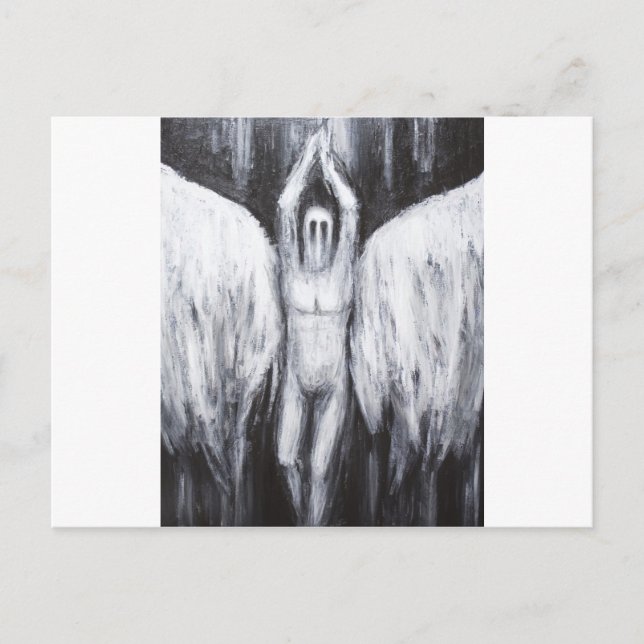 Cartão Postal Lúcifer a Estrela da Manhã descendo ao Abismo (Frente)